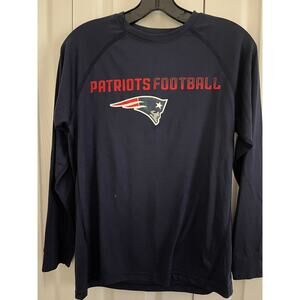 New England Patriots Football Youth XL 14/16 Long Sleeve Shirt NFL Super Bowl